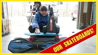 OUR SKATEBOARDS!