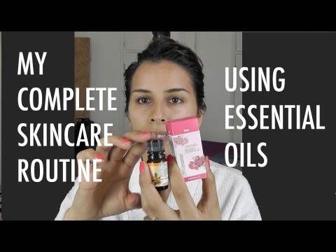 how to apply essential oils to face