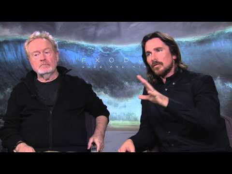 Exodus: Gods and Kings: Director Ridley Scott & Christian Bale Official Movie Interview