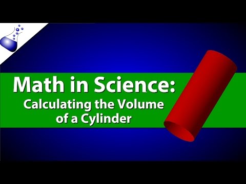 how to calculate volume of a cylinder