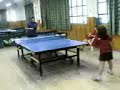 Malak is 9 years old and a member of the Gezira club, Egypt, table tennis team. Her trainer is Capt. Mohammed Ali. This vedeo is of one of her training sessions