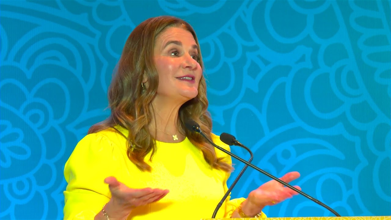 Melinda French Gates speaks at Women Leading Change in Health and Science in India Conference