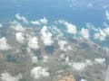 Sobrevoando litoral da Paraiba e Pernambuco.