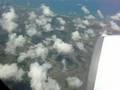 Sobrevoando litoral da Paraiba e Pernambuco.