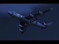 Approach to LPMA rwy 05 at dusk - PMDG 744F
