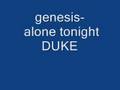 Clip Genesis Alone Tonight
