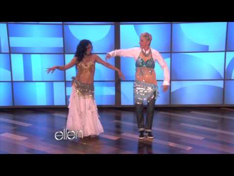 Ellen Learns to Belly Dance 