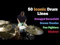 50 Iconic Drum Lines