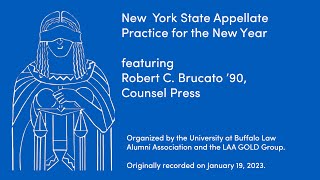 link to video on NYS Appellate Practice for the New Year