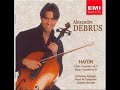 Haydn Cello Concerto No.1 in C / Alexandre Debrus, cello / Complete version.