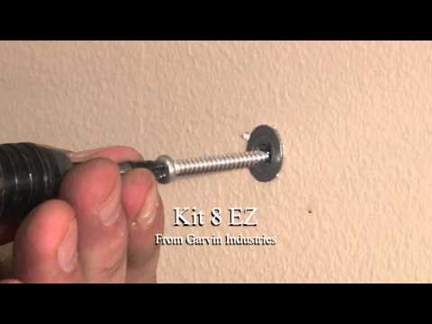 how to fasten to plaster walls