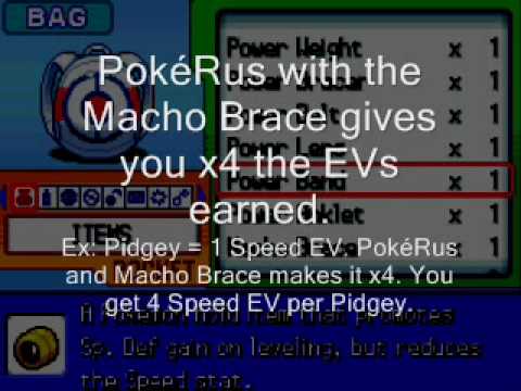 how to ev train in pokemon emerald