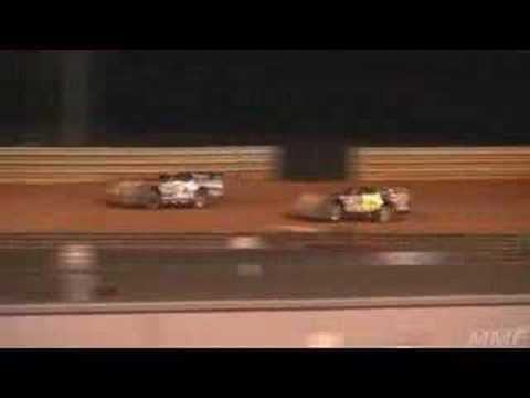 Click to view video World of Outlaws Late Models - VMS - 2008 - Heat 3