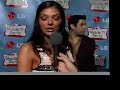 adrianne curry talks to matthew schellhas at lg mobile party.