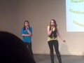 Hannah Dawn And Catherine singing at charities week 2009