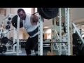 Squats/Press 5x5 Power Cleans 3x5. Music- Vicarious by Tool