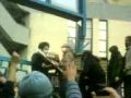 Honar Tehran University 16 Azar protest Part 55 - atash zadan Ahmadinejad