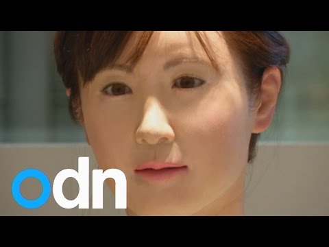 Robot Receptionist In Tokyo