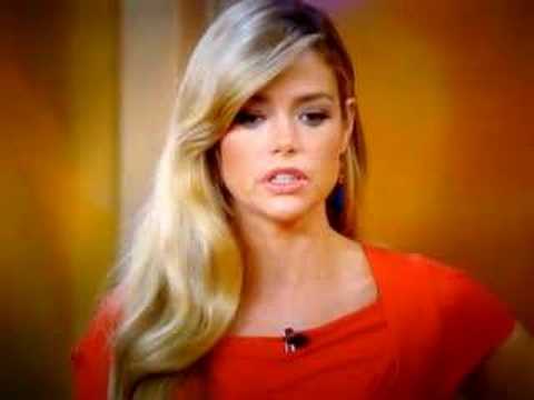 Denise Richards on the View. Talking about her new realty show on E.
