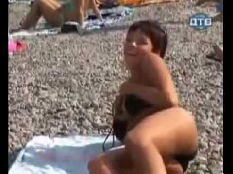 Skrivena kamera na plazi - crtanje zadnjice - smesno - Hidden camera - Funny