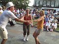 Laurie and Joni cajun dancing