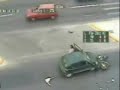Biker Gets Hit By Speeding Car