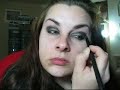 SMOKEY PURPLE ARABIC EYES w/ MAC pigments make up