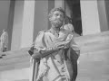 julius caesar's assassination in joseph mankiewicz' 1953 film version of shakespeare's play.
here's cavafy's poem on the theme:

the ides of march
guard, o my soul, against pomp and glory.
and if you cannot curb your ambitions,
at least pursue them hesitantly, cautiously.
and the higher you go,
the more searching and careful you need to be.

and when you reach your summit, caesar at last?
when you assume the role of someone that famous?
then be especially careful as you go out into the street,
a conspicuous man of power with your retinue;
and should a certain artemidoros
come up to you out of the crowd, bringing a letter,
and say hurriedly: 