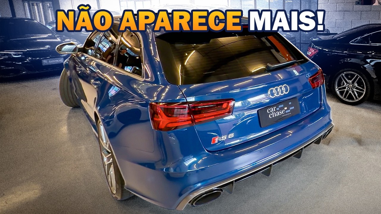 HÁ ANOS QUE NÃO VEMOS UM RS6 TÃO NOVO!!😱