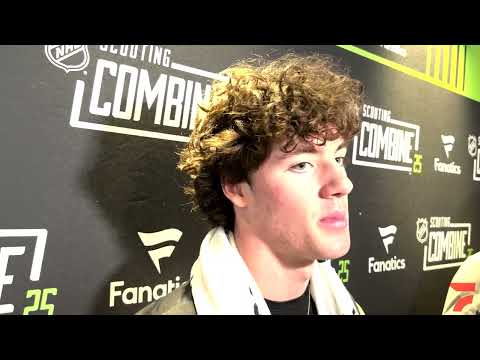 Mason West Talks About Choosing Hockey Over Football Despite Being A D1 QB Prospect | 2025 NHL Draft