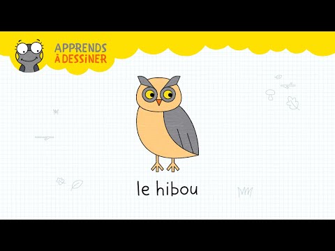 Dessine un hibou.
