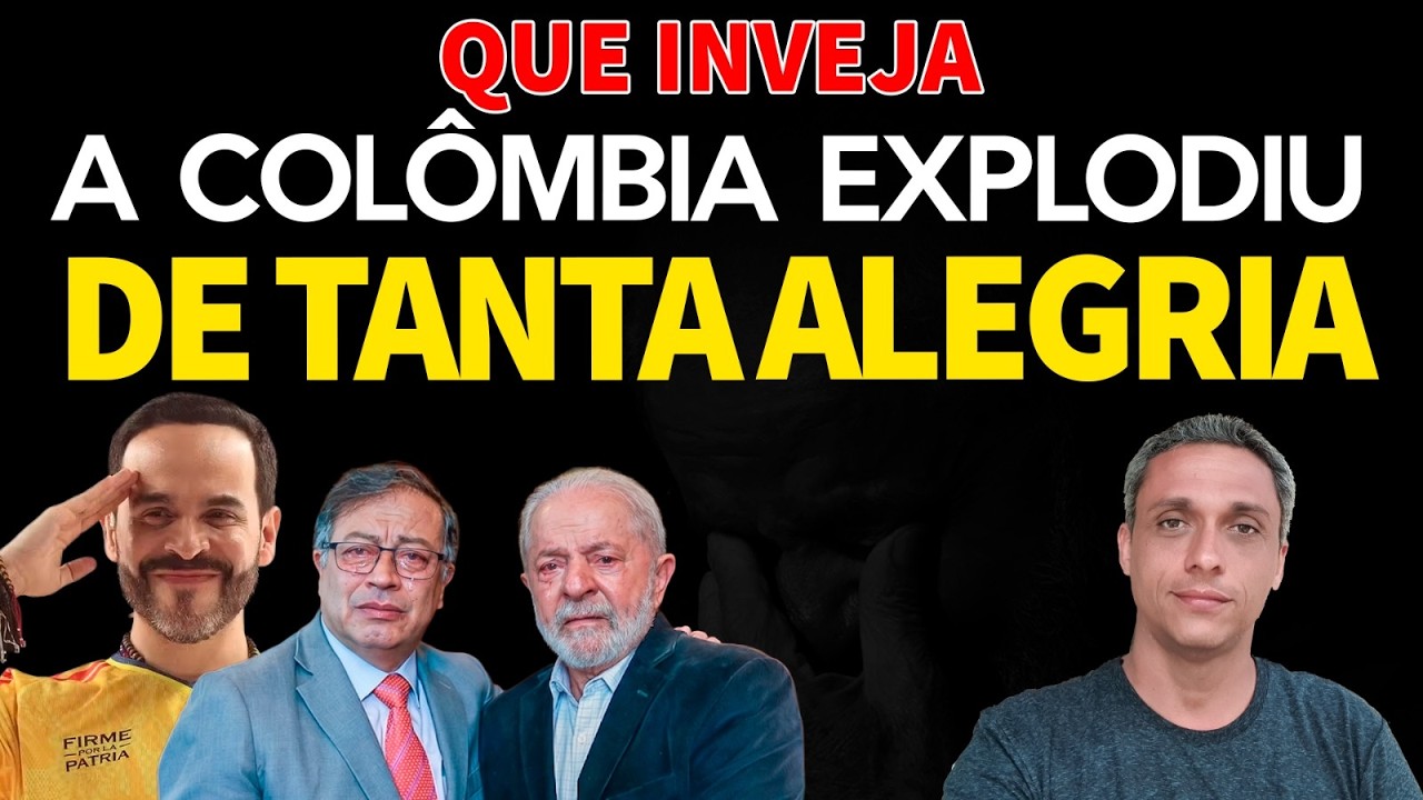 QUE INVEJA! Colômbia explode de alegria com o FIM do governo de esquerda