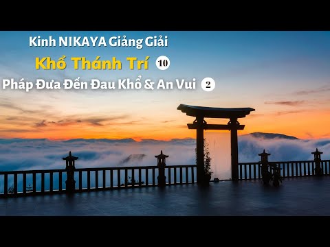 Kinh NIKAYA Giảng Giải - Khổ Thánh Trí 10 - Pháp Đưa Đến Đau Khổ & An Vui 2