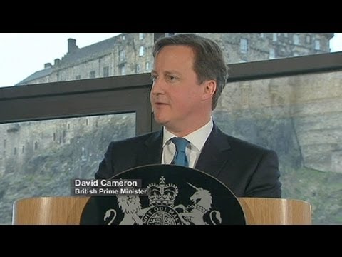 großbritannien - http://de.euronews.net/ Das Vereinigte Königreich kämpft um Schottland. 2014 will Schottland über seine Unabhängigkeit abstimmen. Der britische Premierminist...