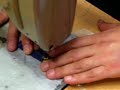 Embroiderer at work