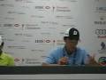 Ai Miyazato, at the press Conference after finishing round 1 at the HSBC Women's Champions 2009