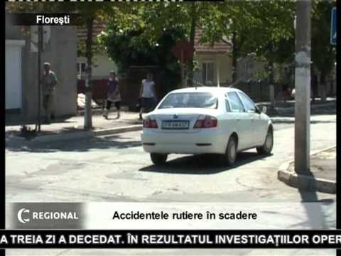 Accidentele rutiere în scădere