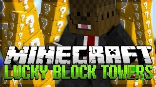 Minecraft: Lucky Block TOWER PVP Modded Minigame w/ TBNRFrags, Vikkstar and AshleyMariee