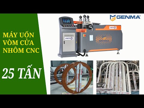 Máy uốn vòm cửa nhôm cnc