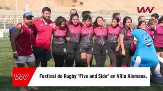 Festival de Rugby Five a Side jugado en Villa Alemana