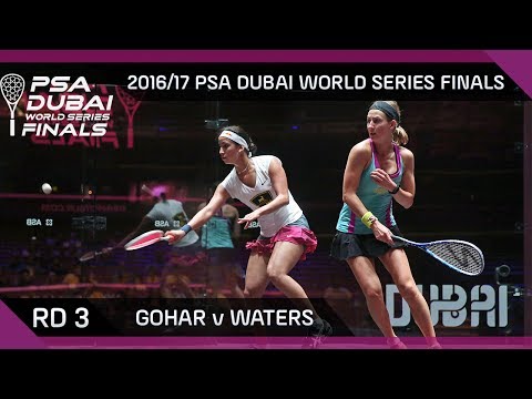 Squash: Gohar v Waters - Rd 3 - PSA Dubai World Series Finals 2016/17