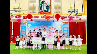 Đồng chí Vũ Quang Trực, PGĐ Sở LĐ, TB&XH thăm, tặng quà cháu thiếu nhi trường Mầm non Phương Đông