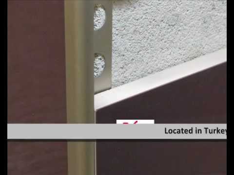 how to fit tile trim