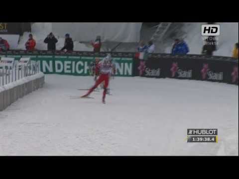 VM Holmenkollen 2011 - Petter Northug Destroys/Knuser Marcus Hellner with a VERY special finish! Please watch in HD(720) quality for best viewing experience Sports-HD Production of...