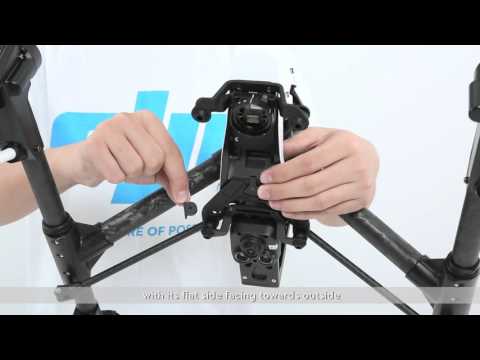 Inspire 1 Tutorials - How to mount the gimbal mounting plate of Zenmuse X5