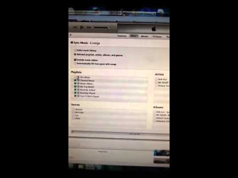 how to sync downloaded music to ipod