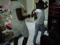 Little girl dancing in Jamaica