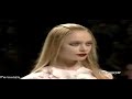 inguna butane on the runway and backstage with ilze bajare.