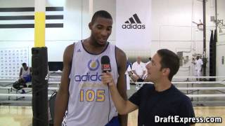 Andre Drummond DraftExpress 2011 adidas Nations Interview & Practice Footage