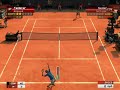 Virtua tennis 3 Federer vs Nadal 6:0  (very hard) R.Garros